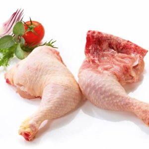 Nogi z kurczaka z kością kl.A, ok.250-270g, ze skórą, bez części grzbietowej 0,26 KG/ST